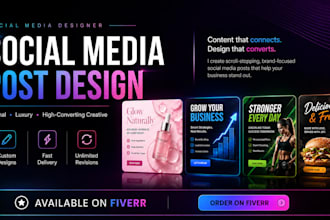 design scroll stopping social media posts for your brand