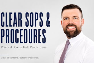 write clear business procedures and sops