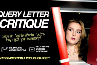 review your query letter and improve your agent pitch