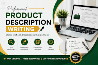write high converting SEO product descriptions