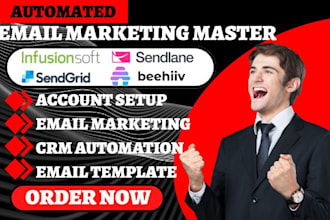 build keap infusionsoft crm email marketing template email campaign automation