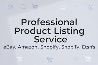 do fast product listing and data entry