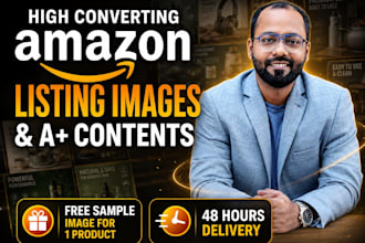 design high converting amazon listing images or amazon listing pictures