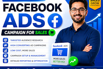 setup and manage facebook ads campaign for sales