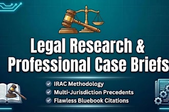 conduct legal research memo and draft dynamic case briefs