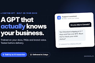 build a custom gpt that works as your smart assistant