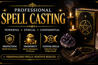 perform custom spell casting and spiritual guidance services