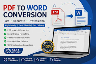 convert pdf filesti word accurately