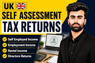 prepare UK self assessment tax returns for sole traders, landlords and directors