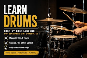 teach you how to drum professionally
