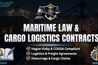 draft maritime, cargo logistics, and shipping agreements