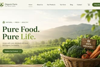 build squarespace organic farm website csa box delivery website gardening site