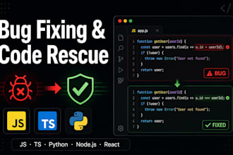 fix bugs and add features to your project