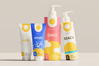 design product packaging and label for your consumer brand