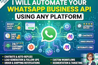 automate your whatsapp business API using any platform