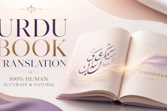 provide urdu book translation services