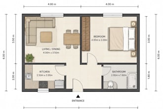 draw professional 2d autocad floor plans