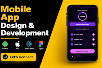 do mobile app development for android and ios application