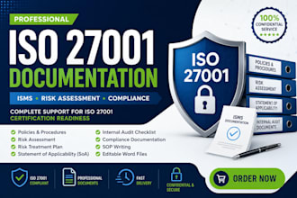provide iso 27001 isms documentation policies risk assessment and compliance