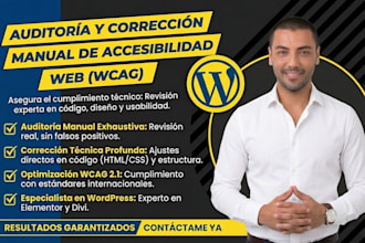 hacer la auditoria y optimizacion wcag para el cumplimiento normativo