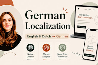 localise your website, marketing or app content for the german market