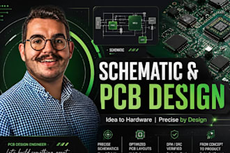 design schematic and pcb for audio amplifiers, preamps, and guitar pedals
