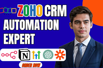 zoho crm setup zoho crm automation zoho one n8n zapier ai whatsapp api