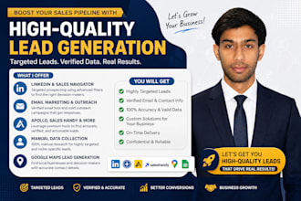 b2b lead generation, email list, and prospect listing