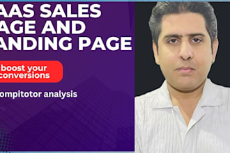 write high converting saas landing page and sales page copy