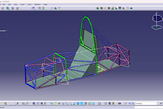 design chassis frames and structural cad models in catia