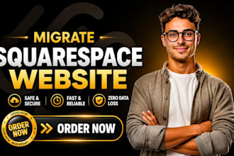 migrate squarespace website, build squarespace website, squarespace seo expert