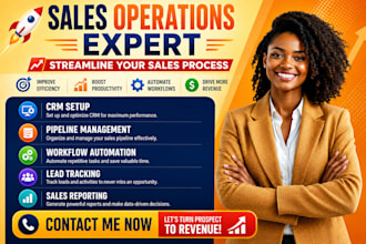 sales operations support CRM management sales process optimization