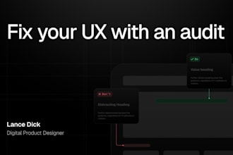 conduct a UX audit and deliver an actionable report