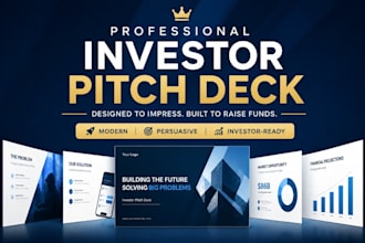 create a professional investor pitch deck, fundraising pitch decks creator