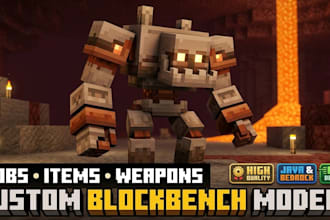 make high quality models in blockbench