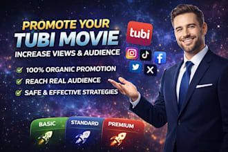 promote your tubi movie project with professional marketing