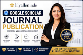 write publish your reseach articles on google scholar index journal
