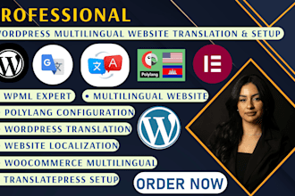 translate your complete wordpress website with wpml plugin to other multilingual