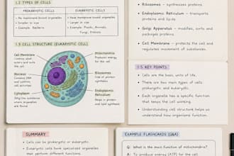 turn your lectures into clear and organized study notes