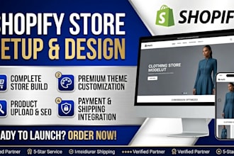 customize shopify store design or redesign shopify website
