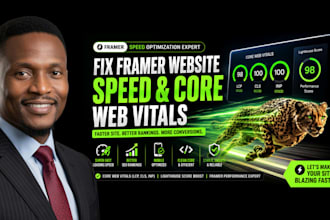 fix your framer website speed, core web vitals and google rankings
