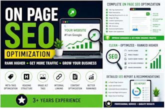 on page SEO optimization to improve google rankings