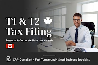 file t1 t2 corporate and individual tax for small business and corporations