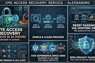 fix wordpress login issues, recover admin access, or unlock your cms