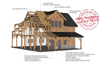 provide timber house structural plans calculations and permit drawings