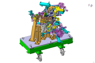 design automotive production line, welding equipment and fixture