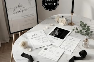 design editable and printable wedding invitation templates in canva