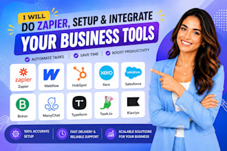 zapier hubspot CRM xero salesforce google ads brevo manychat integration klaviyo