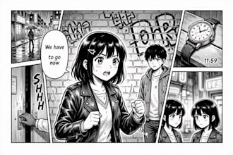 turn your script into professional manga comic pages