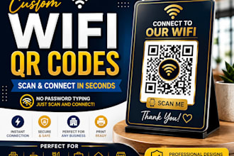 create custom wifi qr codes for homes, hotels and businesses